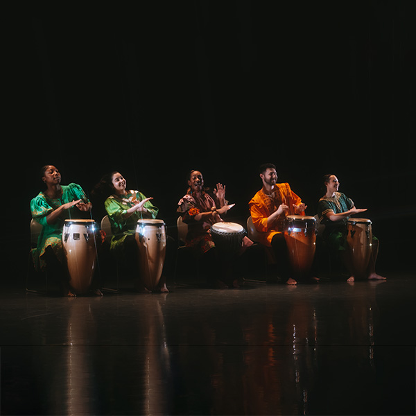 To Sangana performs with African drums